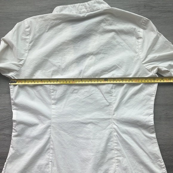 4/$50 RW&CO Fitted Crisp White Shirt/Blouse - Picture 5 of 6